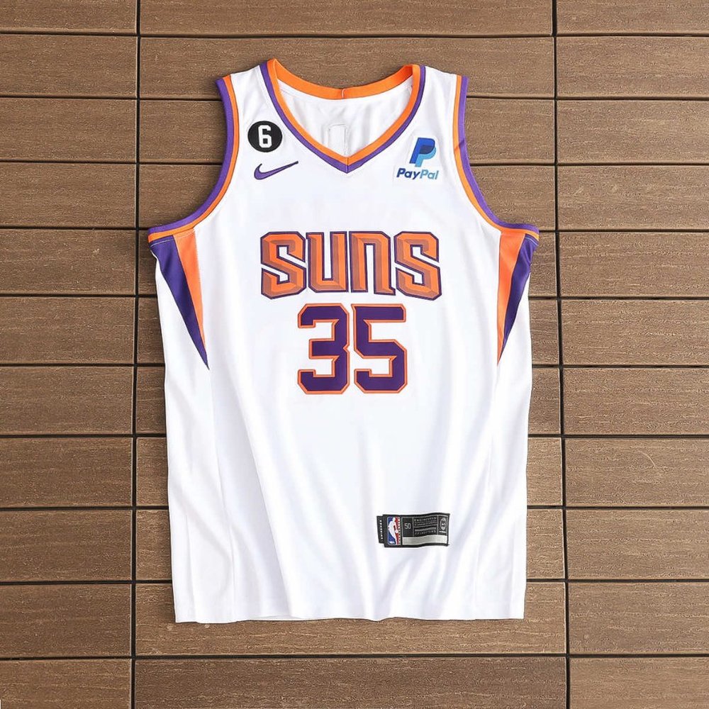 Nike Phoenix Suns #35 White Jersey - Kevin Durant